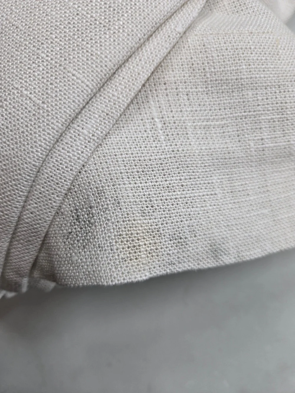 NWT QUINCE Set48x96 Heavyweight sand European Linen Room Darkening Curtains 9879